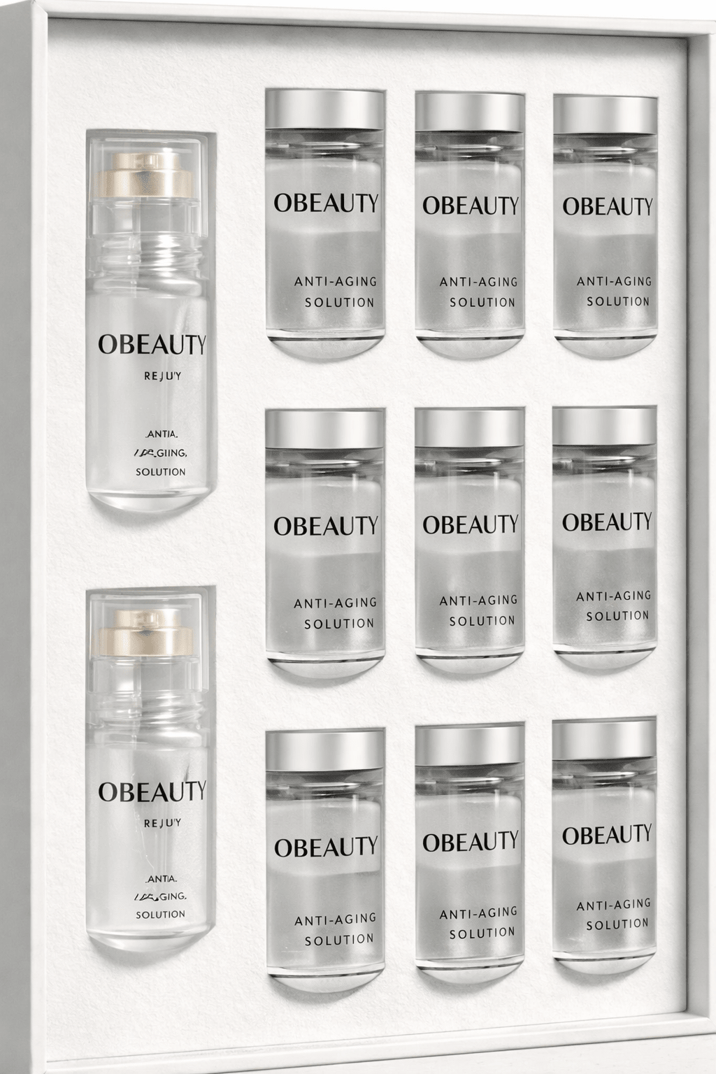 Cure Anti - Âge Complète – Kit Micro - Infusion + Capsules Moisturizing Essence - OBEAUTY