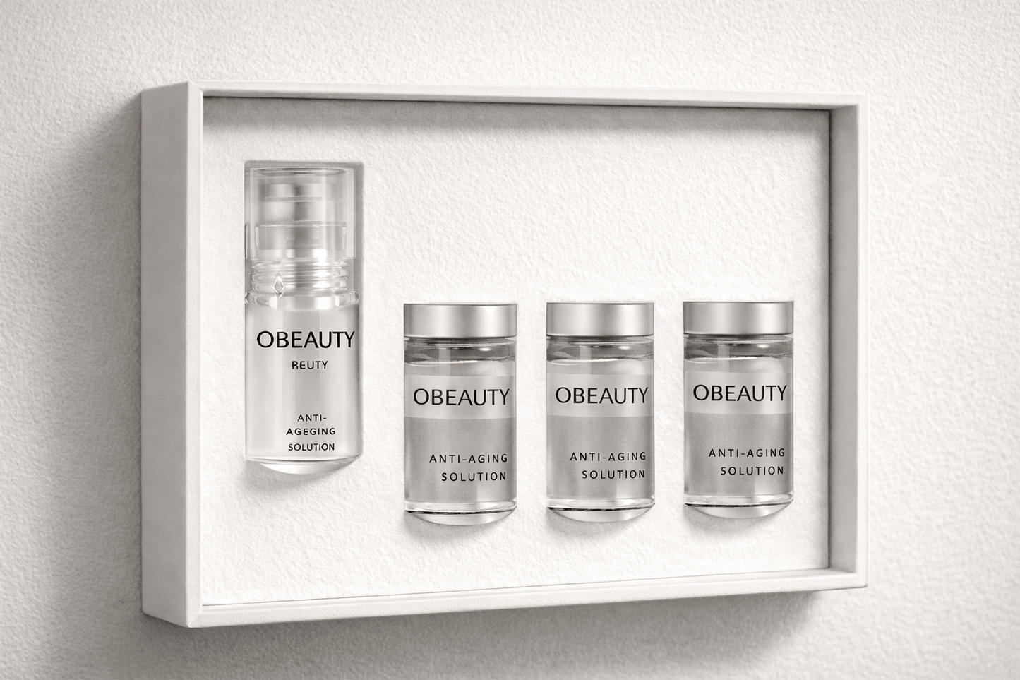 Cure Anti - Âge Complète – Kit Micro - Infusion + Capsules Moisturizing Essence - OBEAUTY