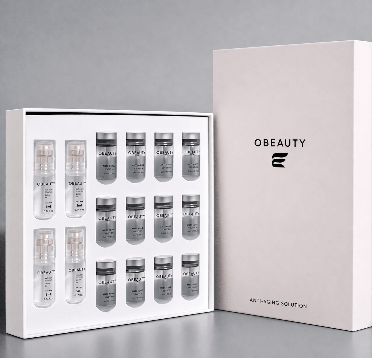 Kit Soin Visage Anti - Âge – Hydratation & Éclat Intensifs - OBEAUTY